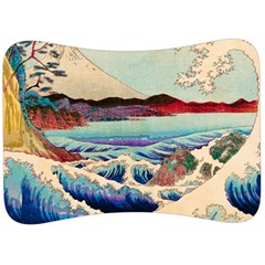 Wave Japanese Mount Fuji Velour Seat Head Rest Cushion