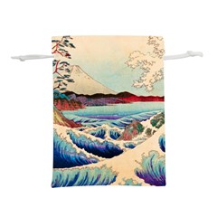 Wave Japanese Mount Fuji Lightweight Drawstring Pouch (s) by Wegoenart