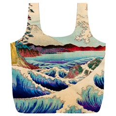 Wave Japanese Mount Fuji Full Print Recycle Bag (XXL)