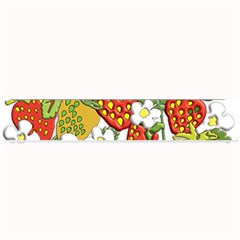 Strawberries Berry Strawberry Leaves Small Bar Mats by Wegoenart