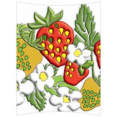 Strawberries Berry Strawberry Leaves Back Support Cushion by Wegoenart