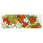 Strawberries Berry Strawberry Leaves Banner and Sign 6  x 2  Front