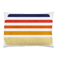 Illustration Retro Sun Sunset Vintage Graphic Pillow Case (two Sides) by Wegoenart