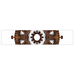 Gear Clockwork Decorative Fancy Small Flano Scarf by Wegoenart