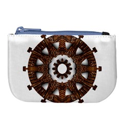 Gear Clockwork Decorative Fancy Large Coin Purse by Wegoenart