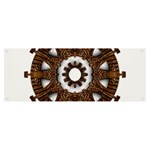 Gear Clockwork Decorative Fancy Banner and Sign 8  x 3  Front