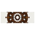 Gear Clockwork Decorative Fancy Banner and Sign 12  x 4  Front