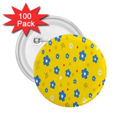  Flowers Spring 2 25  Buttons (100 Pack)  by artworkshop