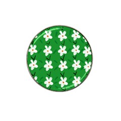 Flowers Art Pattern Floral Hat Clip Ball Marker (4 Pack) by artworkshop