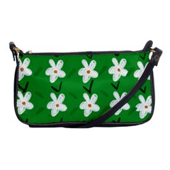 Flowers Art Pattern Floral Shoulder Clutch Bag by artworkshop