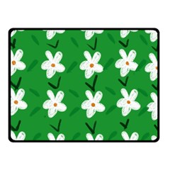 Flowers Art Pattern Floral Fleece Blanket (small) by artworkshop