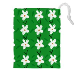 Flowers Art Pattern Floral Drawstring Pouch (5xl)