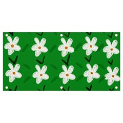 Flowers Art Pattern Floral Banner And Sign 4  X 2  by artworkshop