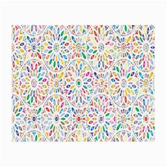 Flowery Floral Abstract Decorative Ornamental Small Glasses Cloth by artworkshop