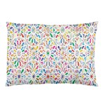 Flowery Floral Abstract Decorative Ornamental Pillow Case (Two Sides) Front