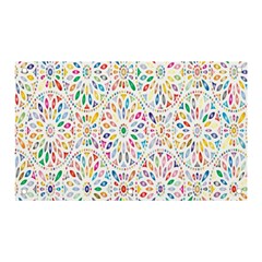 Flowery Floral Abstract Decorative Ornamental Banner And Sign 5  X 3  by artworkshop