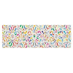 Flowery Floral Abstract Decorative Ornamental Banner And Sign 6  X 2 