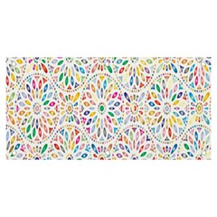 Flowery Floral Abstract Decorative Ornamental Banner And Sign 6  X 3  by artworkshop