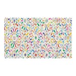 Flowery Floral Abstract Decorative Ornamental Banner and Sign 5  x 3  Front