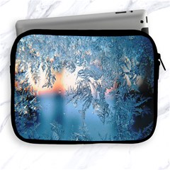 Frost Winter Morning Snow Season White Holiday Apple Ipad 2/3/4 Zipper Cases by artworkshop