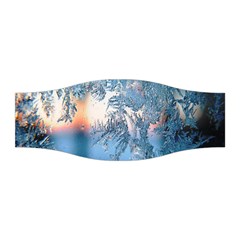 Frost Winter Morning Snow Season White Holiday Stretchable Headband by artworkshop