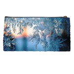 Frost Winter Morning Snow Season White Holiday Pencil Case Back