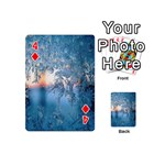 Frost Winter Morning Snow Season White Holiday Playing Cards 54 Designs (Mini) Front - Diamond4