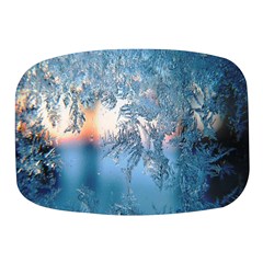 Frost Winter Morning Snow Season White Holiday Mini Square Pill Box by artworkshop