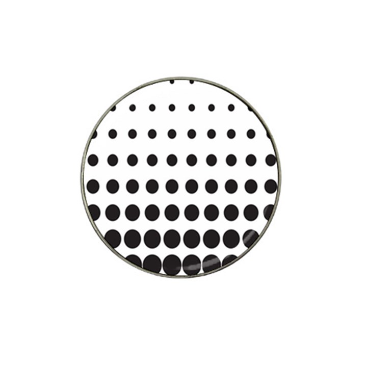 Halftone Pattern Dot Modern Retro Texture Circle Hat Clip Ball Marker