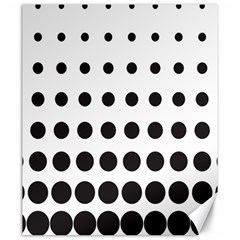 Halftone Pattern Dot Modern Retro Texture Circle Canvas 20  X 24  by artworkshop