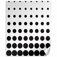 Halftone Pattern Dot Modern Retro Texture Circle Canvas 16  X 20  by artworkshop