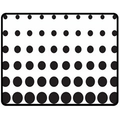 Halftone Pattern Dot Modern Retro Texture Circle Fleece Blanket (medium) 