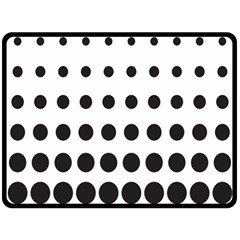 Halftone Pattern Dot Modern Retro Texture Circle Fleece Blanket (large)  by artworkshop