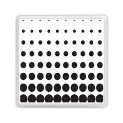 Halftone Pattern Dot Modern Retro Texture Circle Memory Card Reader (square) by artworkshop