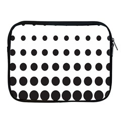 Halftone Pattern Dot Modern Retro Texture Circle Apple Ipad 2/3/4 Zipper Cases by artworkshop