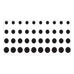 Halftone Pattern Dot Modern Retro Texture Circle Satin Shawl 45  X 80  by artworkshop