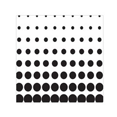 Halftone Pattern Dot Modern Retro Texture Circle Square Satin Scarf (30  X 30 ) by artworkshop