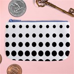 Halftone Pattern Dot Modern Retro Texture Circle Large Coin Purse Front