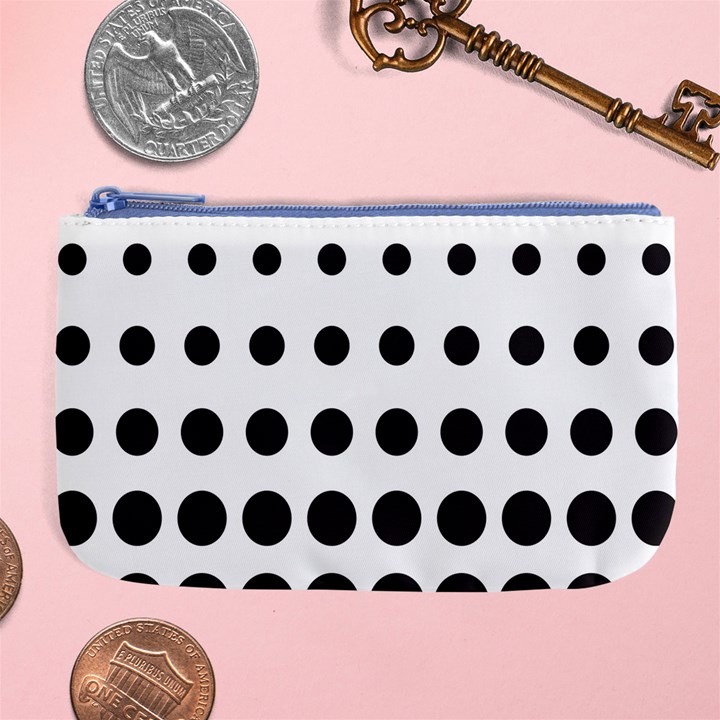 Halftone Pattern Dot Modern Retro Texture Circle Large Coin Purse