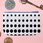 Halftone Pattern Dot Modern Retro Texture Circle Large Coin Purse Back