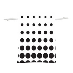 Halftone Pattern Dot Modern Retro Texture Circle Lightweight Drawstring Pouch (m) by artworkshop