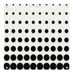 Halftone Pattern Dot Modern Retro Texture Circle Banner and Sign 4  x 4  Front