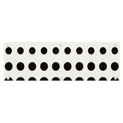 Halftone Pattern Dot Modern Retro Texture Circle Banner And Sign 6  X 2 