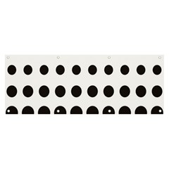 Halftone Pattern Dot Modern Retro Texture Circle Banner And Sign 8  X 3  by artworkshop