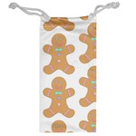 Happy Birthday Pattern Christmas Biscuits Pastries Jewelry Bag Back