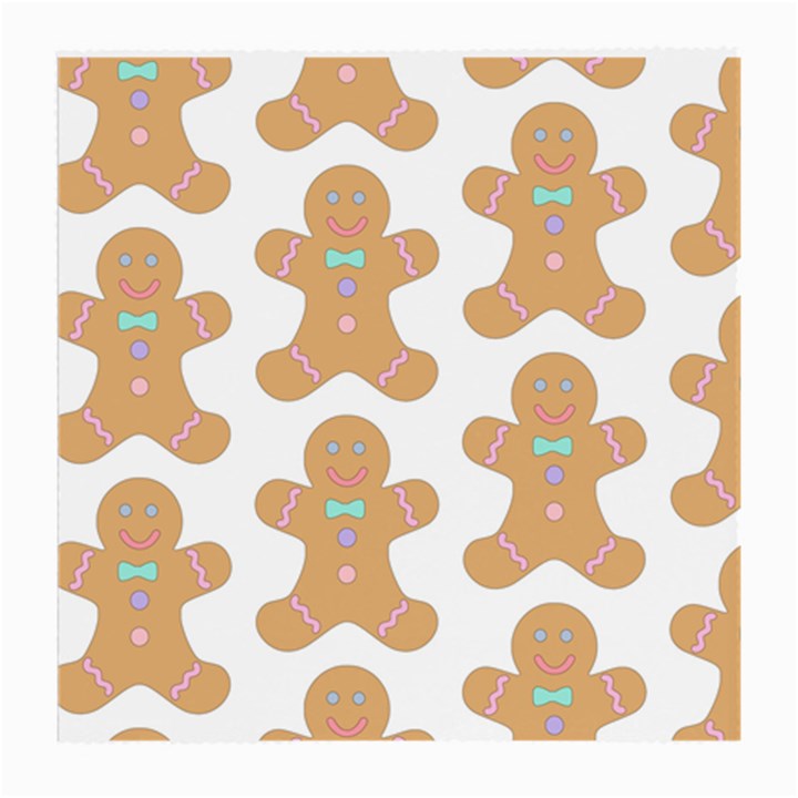 Happy Birthday Pattern Christmas Biscuits Pastries Medium Glasses Cloth