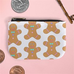 Happy Birthday Pattern Christmas Biscuits Pastries Mini Coin Purse by artworkshop