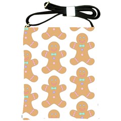 Happy Birthday Pattern Christmas Biscuits Pastries Shoulder Sling Bag by artworkshop