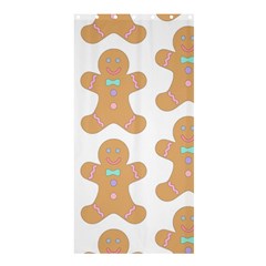 Happy Birthday Pattern Christmas Biscuits Pastries Shower Curtain 36  X 72  (stall) 