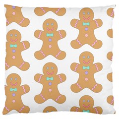 Happy Birthday Pattern Christmas Biscuits Pastries Large Cushion Case (one Side) by artworkshop